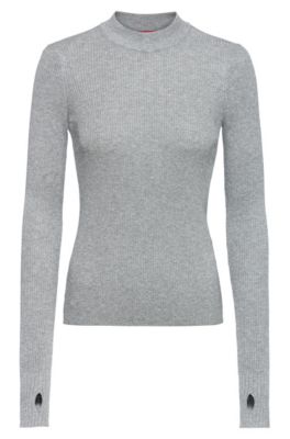 hugo boss jumper grey