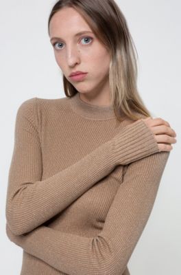 hugo boss mock neck sweater