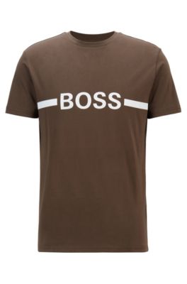 boss khaki t shirt