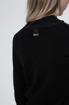 hugo boss black cardigan