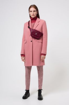 hugo boss pink coat