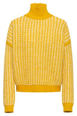 hugo boss yellow sweater