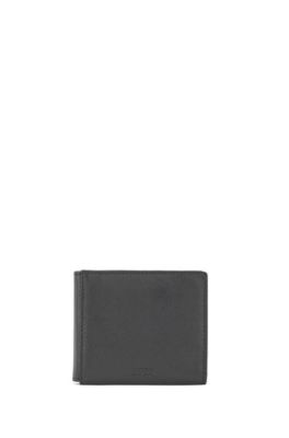 BOSS - Tri-fold wallet in nappa leather 