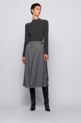 a line business skirt