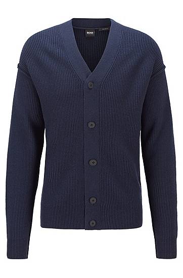 Cardigan Relaxed Fit à boutons gommés