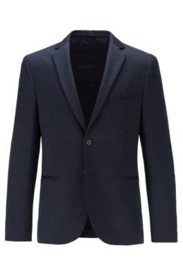 Veste Slim Fit en laine vierge italienne à la traçabilité garantie