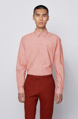 stretch oxford slim fit shirt