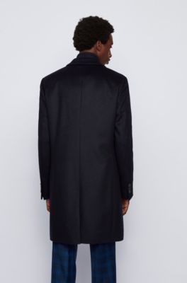 hugo boss mens wool coat