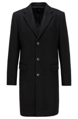 Slim-fit blazer coat in pure cashmere