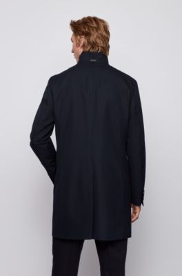 hugo boss crombie coat