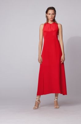 hugo boss red dress