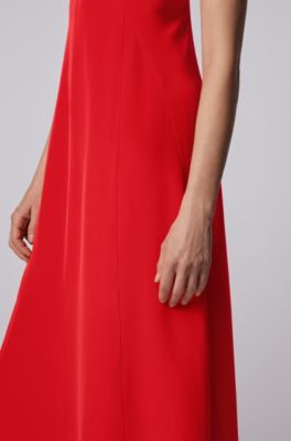 hugo boss red dress