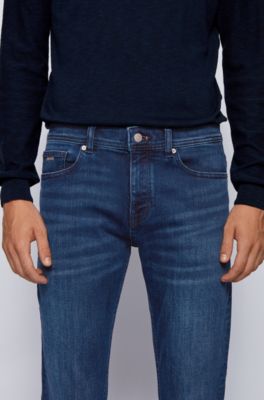 hugo boss men's regular fit jeans