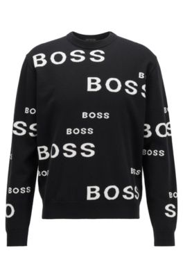 boss jumper black