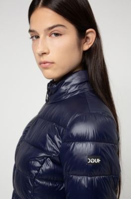 HUGO - Packable quilted jacket with 