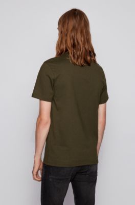 khaki hugo boss t shirt