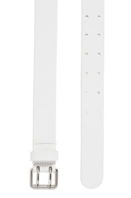 hugo boss white belt