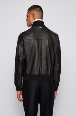 hugo boss leather jacket price