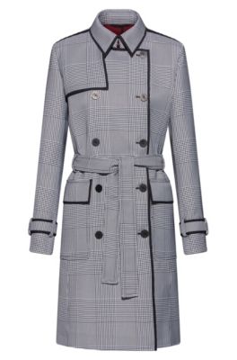 boss trench coat women's