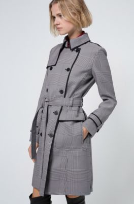 boss trench coat women's