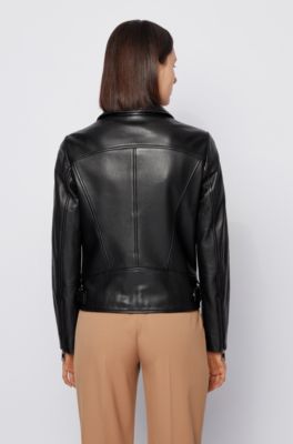 hugo boss leather jacket house of fraser