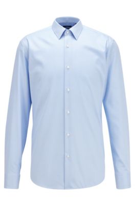 blue hugo boss shirt