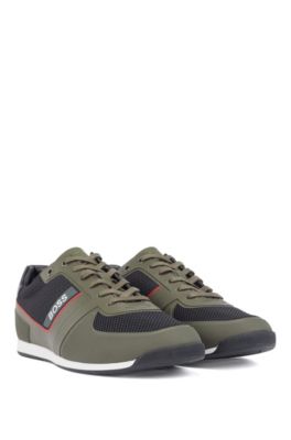 hugo boss trainers green