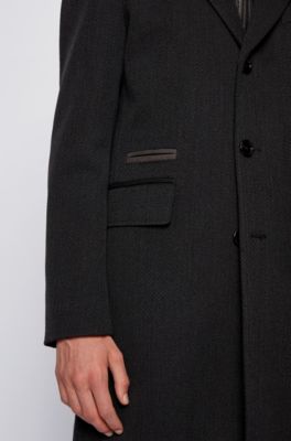 hugo boss mantel cashmere wool