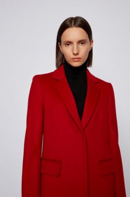 hugo boss red coat