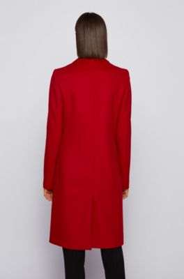 Formal coat in Italian virgin wool with 