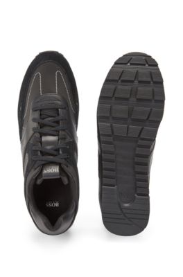 hugo boss hybrid trainers black