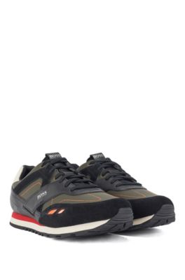green hugo boss trainers
