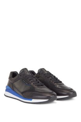 hugo boss leather trainers