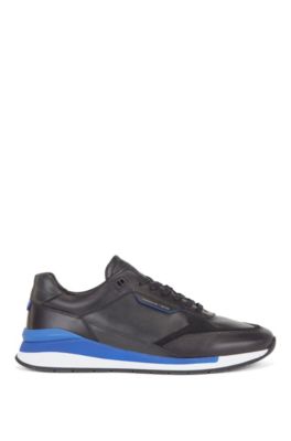 hugo boss black leather trainers