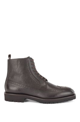 hugo boss lace up boots