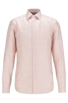 hugo boss pink dress shirt