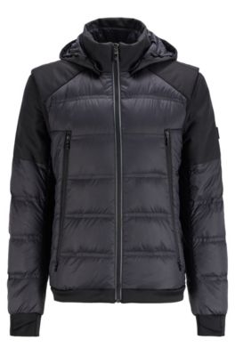 hugo boss black puffer jacket