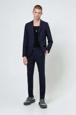 hugo boss machine washable suit