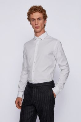 extra slim fit white shirt
