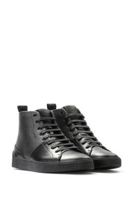 hugo boss leather trainers