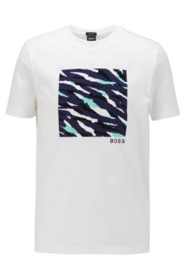 hugo boss printed shirts