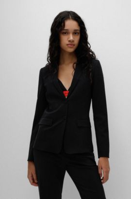 Perforeren meteoor Paine Gillic Elegant Black Blazers for Women by HUGO BOSS