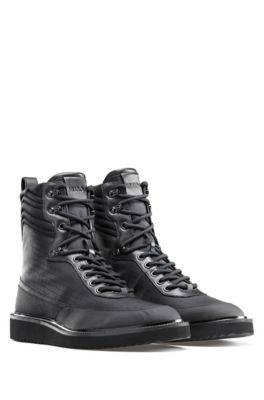 hugo boss high top trainers