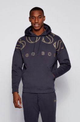 hugo boss sweatshirt blue