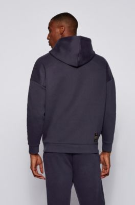 hugo boss tracksuit black and grey