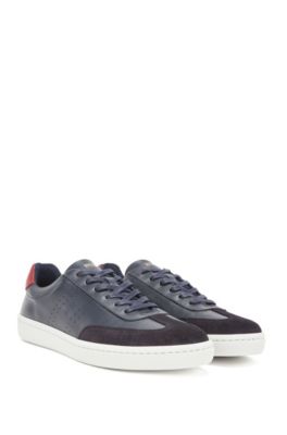 canvas mens hugo boss trainers