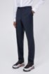 Regular-fit suit in micro-patterned virgin wool, Dark Blue
