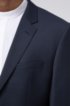 Regular-fit suit in micro-patterned virgin wool, Dark Blue