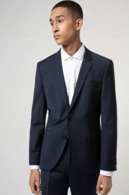 costume bleu marine hugo boss