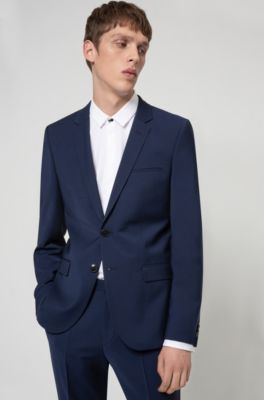 hugo boss electric blue suit